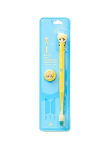 K-Pop Idols Goods Jin Character Figure Toothbrush with Convenient Magnetic Holde