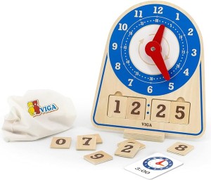 Viga Learning Clock Toy