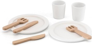 Viga Toys Tableware Set 8-Pieces, Multicolor