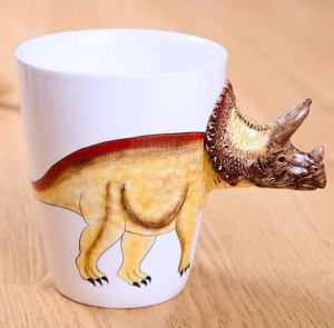 SOLARAE Ceramic 3D Coffee Mug, Hand-Painted Mug Cute Animal Tea Mugs, Coffee Cup