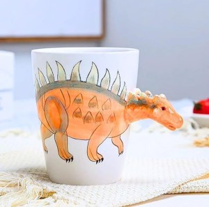 SOLARAE Ceramic 3D Coffee Mug, Hand-Painted Mug Cute Animal Tea Mugs, Coffee Cup