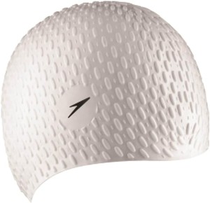 SPEEDO BUBBLE CAP WHITE