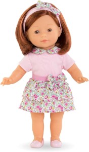 Corolle Ma Corolle Pia 14" Doll - with Pink Floral Outfit and Matching Headband,