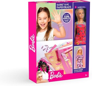 BARBIE PAPER BEADS WITH DOLL