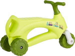 Ching-Ching Horn March Walker (Green) With Black Wheels