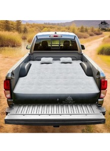 Large truck bed air mattress, thick leak-proof truck bed mattress with pump, pil