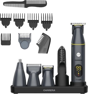 CARRERA Pro Multi-Function Grooming Kit No 625 - Stainless Steel Blade, IPX6 Wat