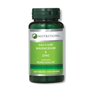 Nutritionl Calcium Magnesium & Zinc Tabs 100S