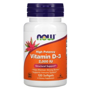Now Vit D-3 2000Iu 120 Sgels