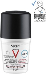 Vichy Homme Deo Anti Stain 48Hr 50 Ml