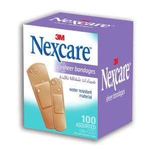 Nexcare Sheer Band Asrt 100S