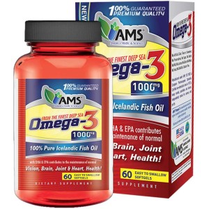 Ams Omega 3 Softgels 1000 Mg 60'S