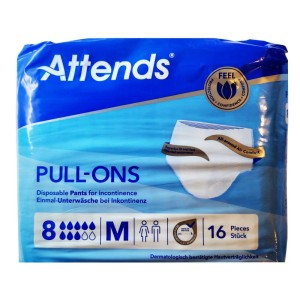 Attends Pull On 8 Medium 4X16 (100356)