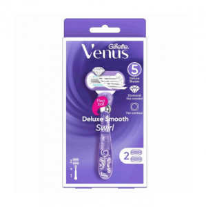 Gillette Venus 5 Deluxe Smooth Swirl Razor +2 Refill ( 73842 )