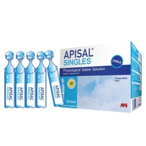 Apisal Singles Saline Solution 5Ml 30S