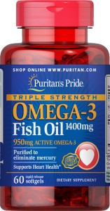 Puritans Pride Omega-3 1400Mg Caps 60S