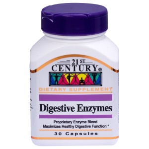 21St Century Digestive Enzy Cap 30S