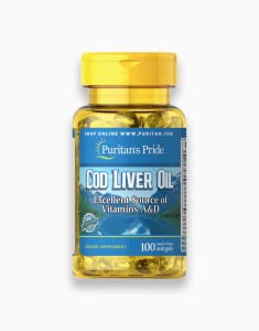 Puritans Pride Cod Liver Oil 100S