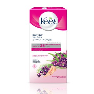 Veet Natural Cold Wax Strips Argan Oil Normal 20'S