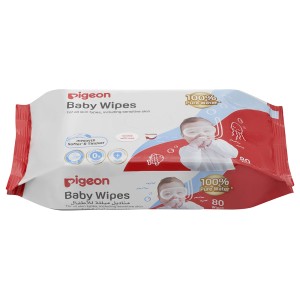 Pigeon Baby Water Wipes Fliptop 80'S