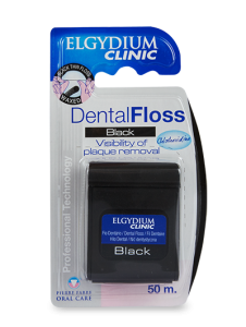 Elgydium Clinic Dental Floss Black