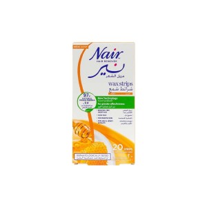 Nair Hair Removal Body Wax Strips Milk & Honey 20S
