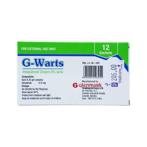 G-Warts 5% Cream 250Mg Sachets 12S