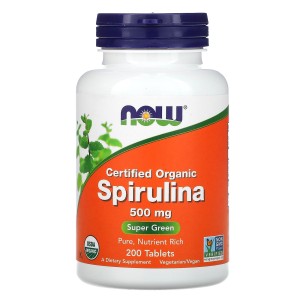 Now Spirulina 500Mg 200S