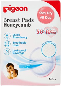 Pigeon Breast Pads Honeycomb 60Pcs