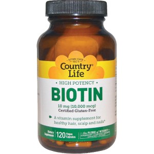 Country Life Biotin 10Mg V-Caps 120S