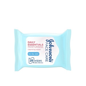 J&J Daily Essential For Dry Skin Wipes 25S