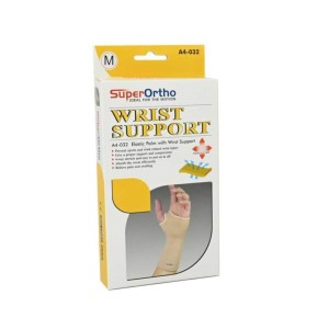 Super Ortho Elastic Wrist Support W/Palm Beige Color-A4-032-M