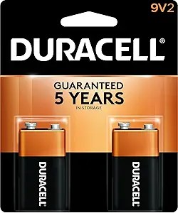 Duracell Copperhead 9V Batteries 2Nos