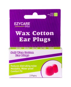 Ezycare Plus Wax Cotton Ear Plug 241