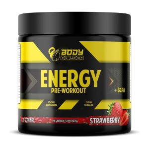 Body Builder Energy Pre-Work Bacaa Straw 30Serv
