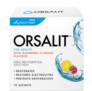 Orsalit Oral Solution Adult Rasp / Lemon 46Gm Sachets 10S