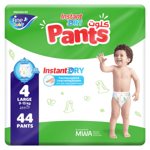 Fine Baby Instant Dry Pants 4 (9-15Kg) 44'S
