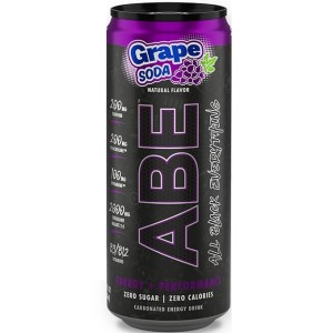 An Abe Energy+Performance Grape Soda 330Ml