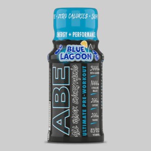 An Abe Ultimate Pre-Workout Blue Lagoon 60Ml
