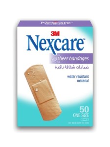 Nexcare Sheer Bandages 50'S