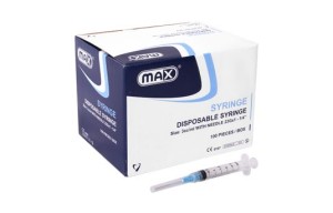 Max Syringes 3Ml 100Pcs
