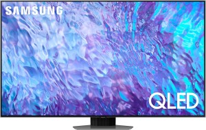 Samsung Smart TV, QLED, Q80C, 98 Inch, Carbon Silver, 2023, Neural Quantum Processor 4K, Smart Hub, Quantum HDR+, QA98Q80CAUXZN