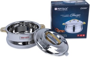 MINTAGE CASSEROLE GLACIER-1500 ML (GOLDEN PVD HANDLE)