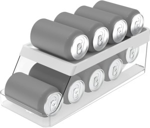 Ou Clear Fresh Can Organizer Roll, White