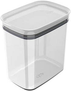 Ou Hermetic Rectangular Canister Block, 1.5 Liter Capacity, White