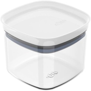 Ou Airtight Pot 450Ml Plastic Airtight Seal In Silicone, Or Premium, White