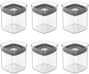 Ou Hermetic Canister Block Set 6 Pieces (0,150L) Natural