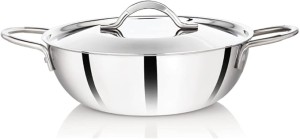 Premier 3-ply Clad Stainless Steel Kadai -30 cm