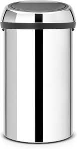 Brabantia Touch Bin, 60 litre - Brilliant Steel