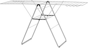 Brabantia HangOn Drying Rack, 25 metres - Metallic Grey